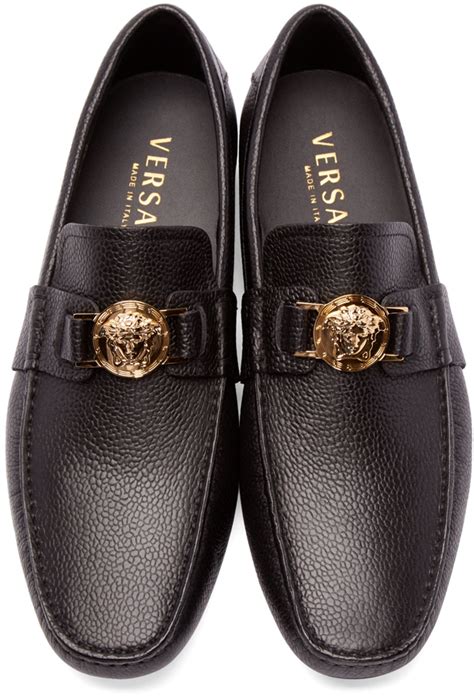 versace man slippers|Versace loafers men's sale.